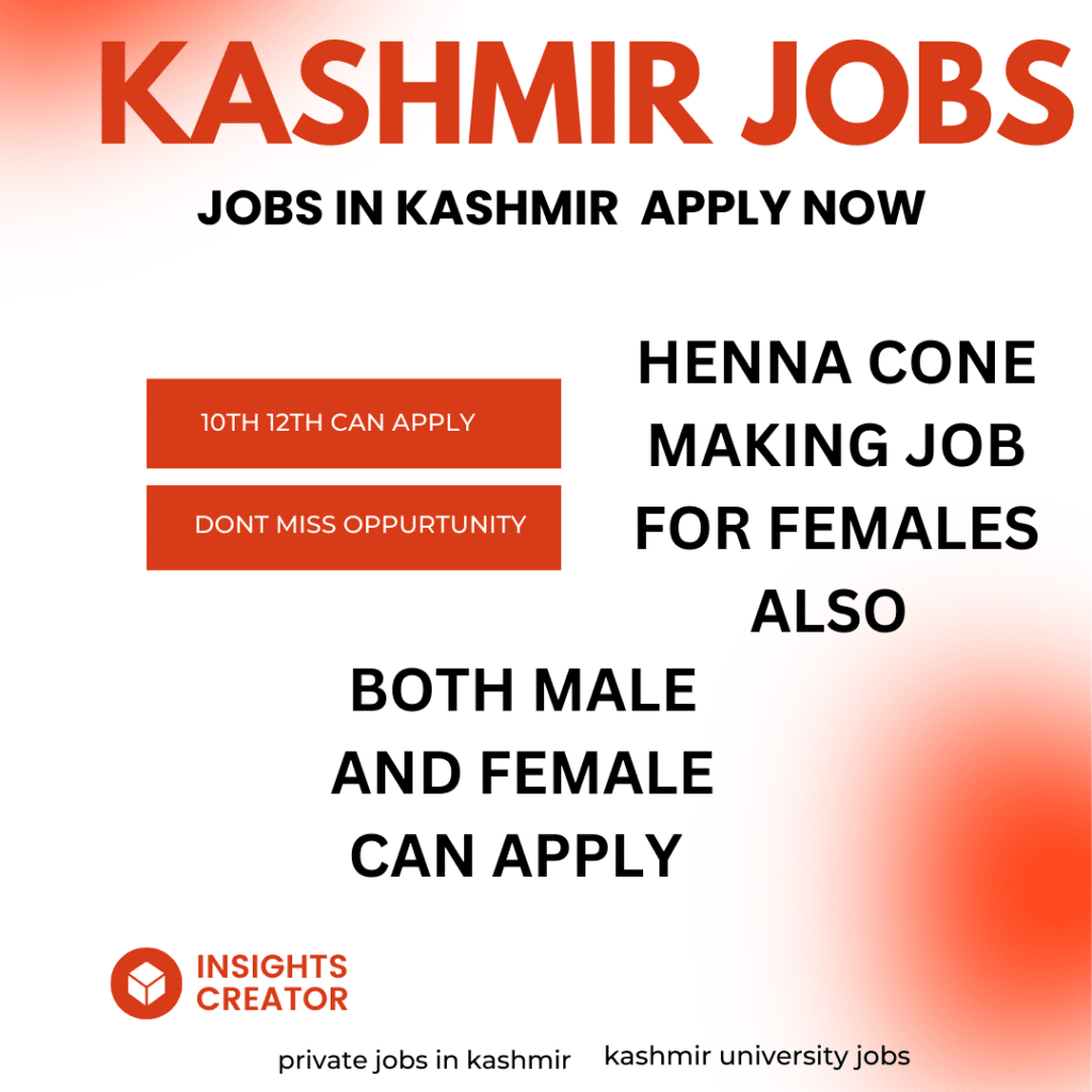 Kashmir Jobs