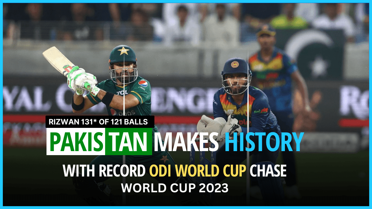 Pakistan Makes History With Record Odi World Cup Chase