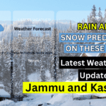 Breaking  -Latest Weather Update: Jammu and Kashmir – Snowfall  8th-9th No