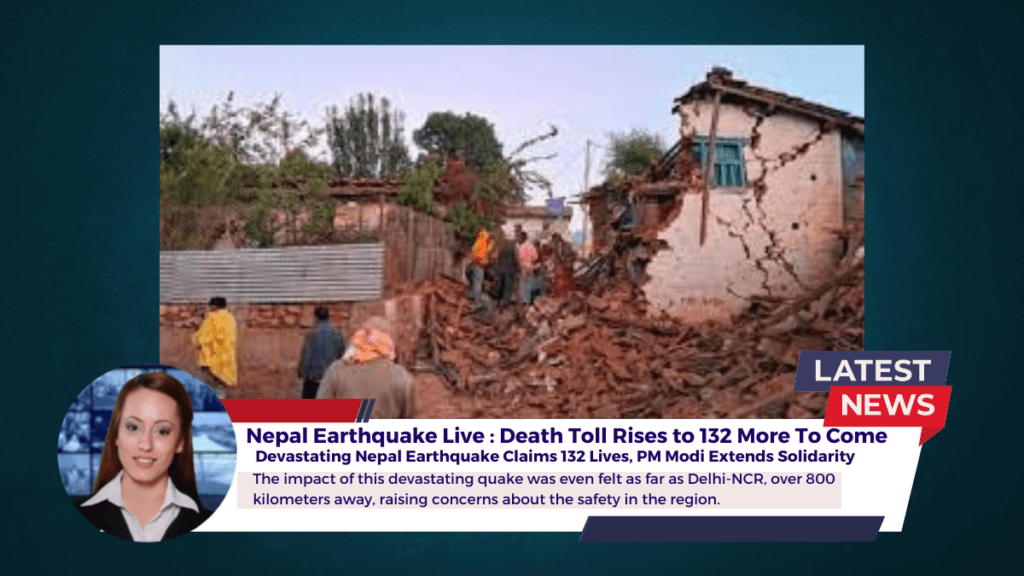 Devastating Nepal Earthquake Claims 132 Lives Pm Modi Extends Solidarity