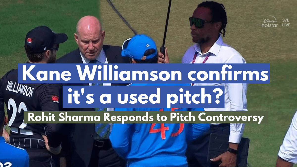 Rohit Sharma Responds To Pitch Controversy Kane Williamson Confirms It'S A Used Pitch