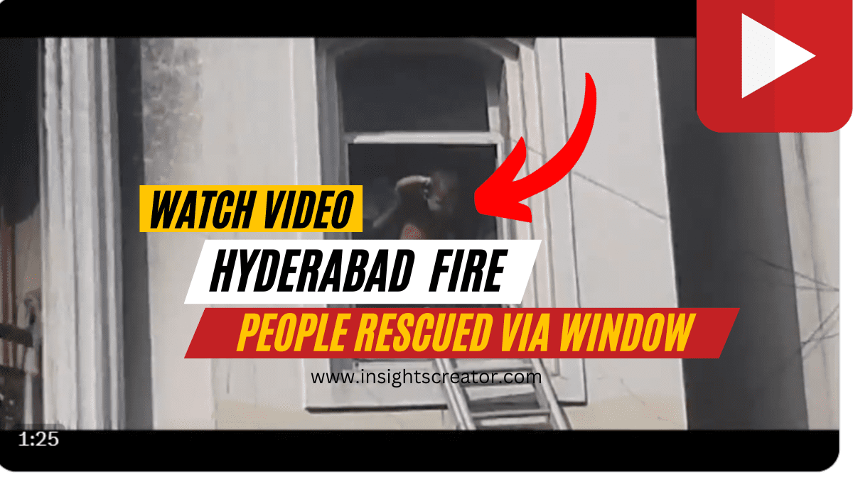 Nampally Hyderabad Fire Video Update