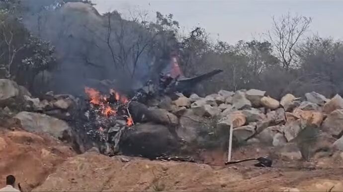 Video Aircraft Crash- Tragic Incident Claims Lives Of Two Pilots As Aircraft Crashes During Training