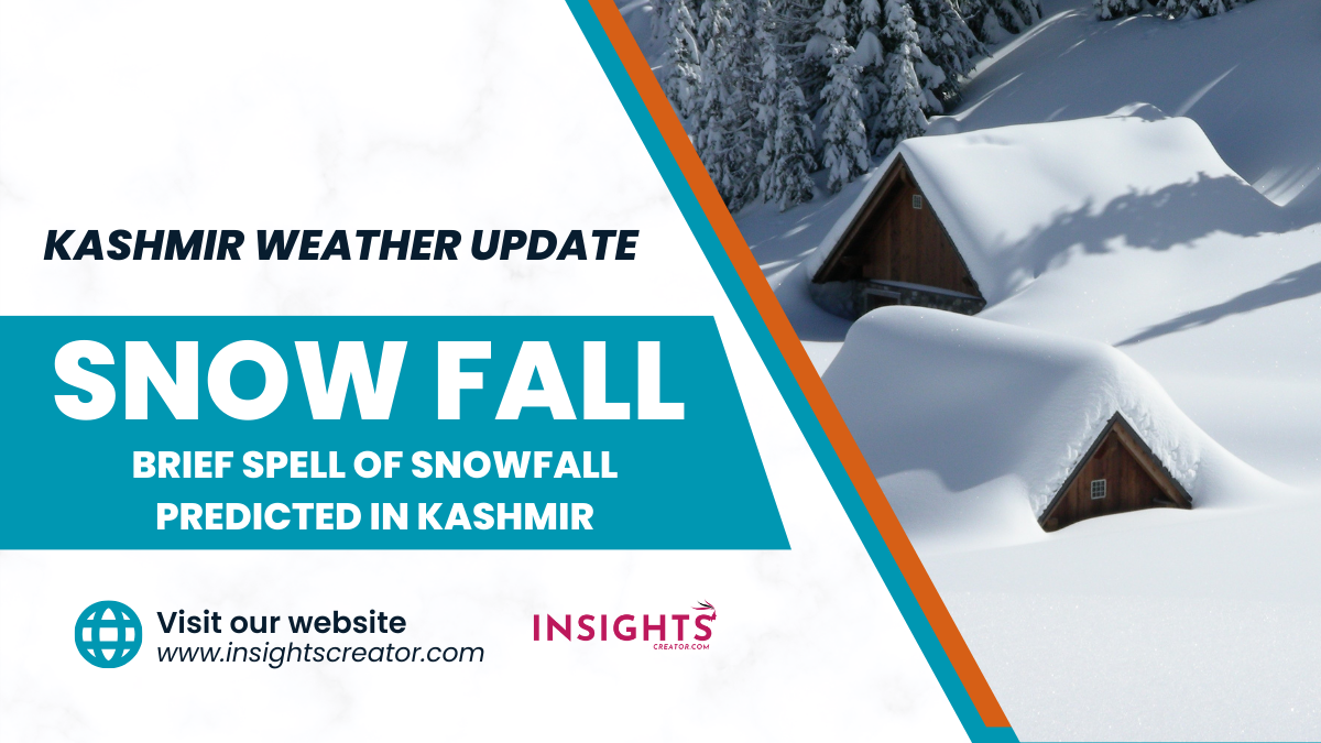 Kashmir Weather Update: Moderate Snowfall In Kashmir 2024