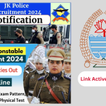 JKSSB Police Constable Recruitment 2024:  Link Active Now