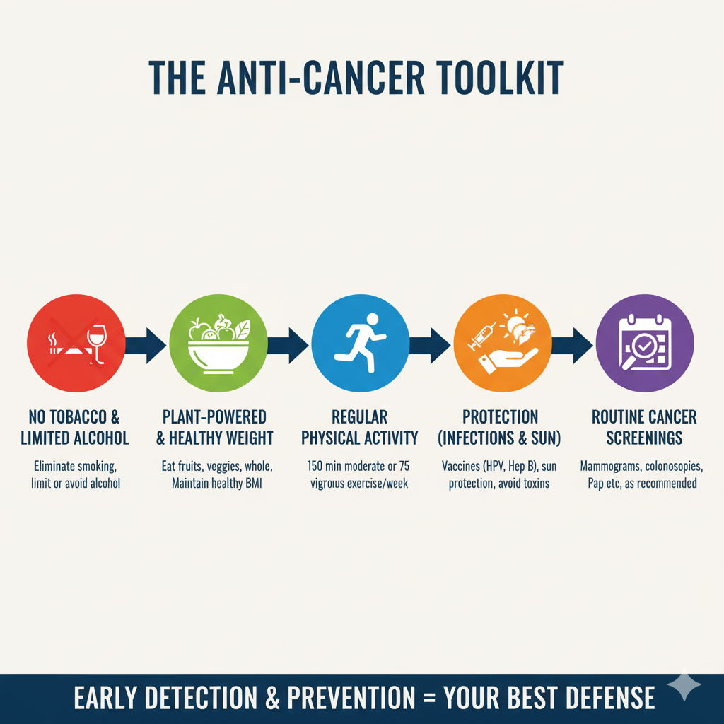 The Anti-Cancer Toolkit: 5 Must-Know Ways to Prevent a Diagnosis